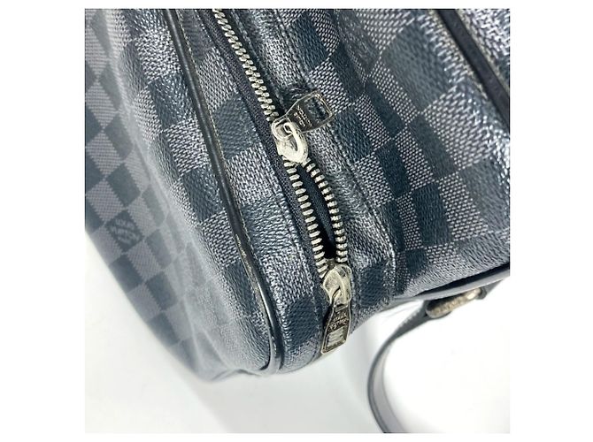 Sac Io Damier Graphite Louis Vuitton Noir - vue 9