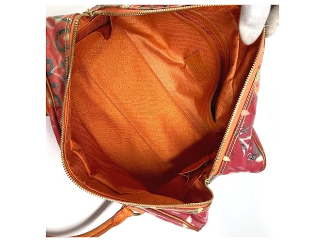 Borsa da weekend PM Monogram Pulp Louis Vuitton Arancione - vista 11