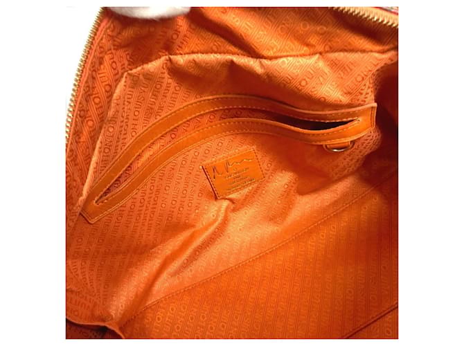 Borsa da weekend PM Monogram Pulp Louis Vuitton Arancione - vista 12