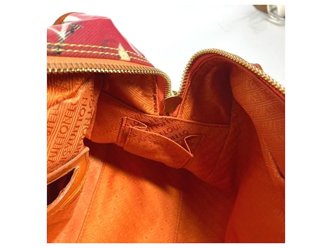 Borsa da weekend PM Monogram Pulp Louis Vuitton Arancione - vista 17