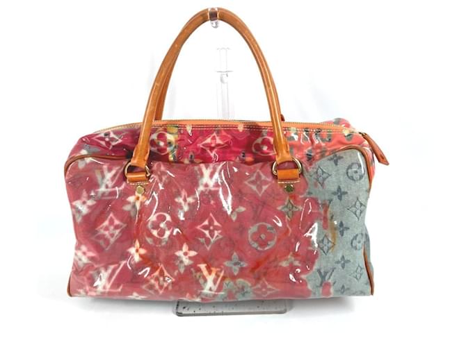Borsa da weekend PM Monogram Pulp Louis Vuitton Arancione - vista 2