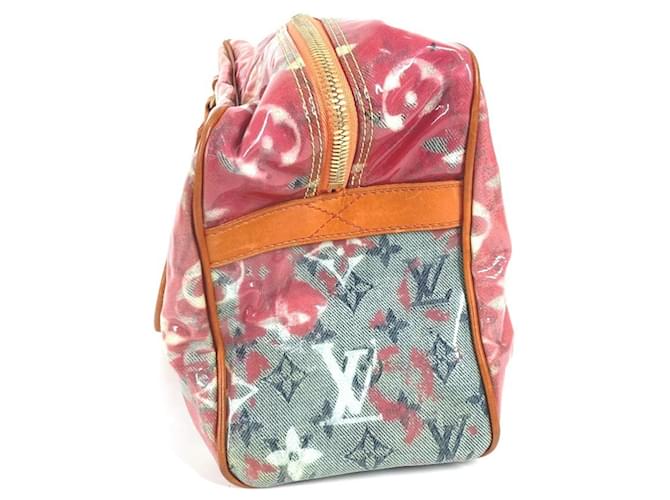 Borsa da weekend PM Monogram Pulp Louis Vuitton Arancione - vista 3