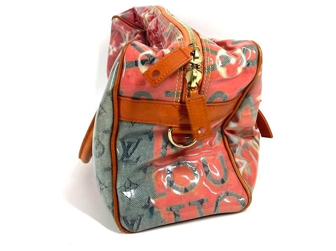 Borsa da weekend PM Monogram Pulp Louis Vuitton Arancione - vista 4