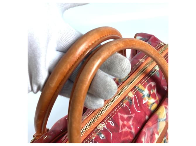 Borsa da weekend PM Monogram Pulp Louis Vuitton Arancione - vista 8