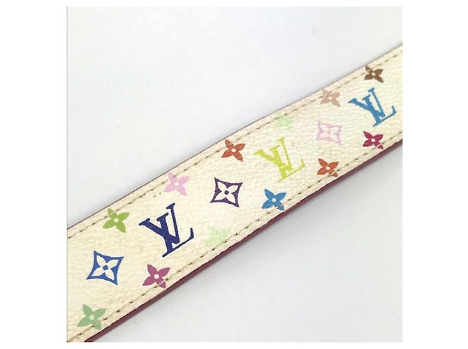 Cintura Monogram Multicolore Louis Vuitton Bianco - vista 11