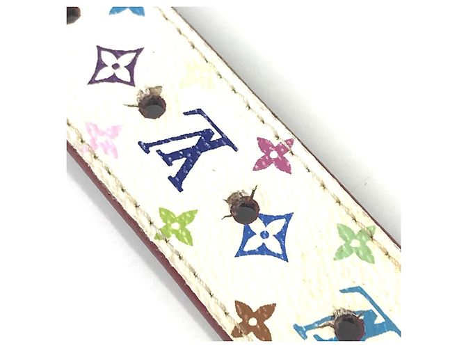 Cintura Monogram Multicolore Louis Vuitton Bianco - vista 13
