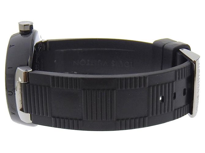 Reloj automático Louis Vuitton Tambour GMT Q113K Negro - vista 4