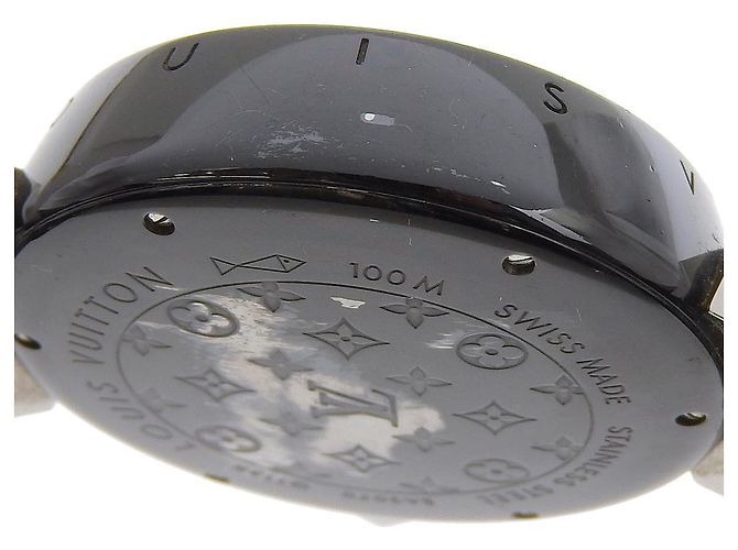 Reloj automático Louis Vuitton Tambour GMT Q113K Negro - vista 6