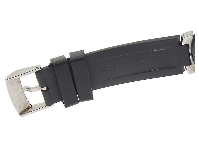 Reloj automático Louis Vuitton Tambour GMT Q113K Negro - vista 8