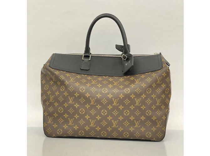 Borsa Boston Monogram Macassar Neo Greenwich di Louis Vuitton Marrone Nero - vista 13