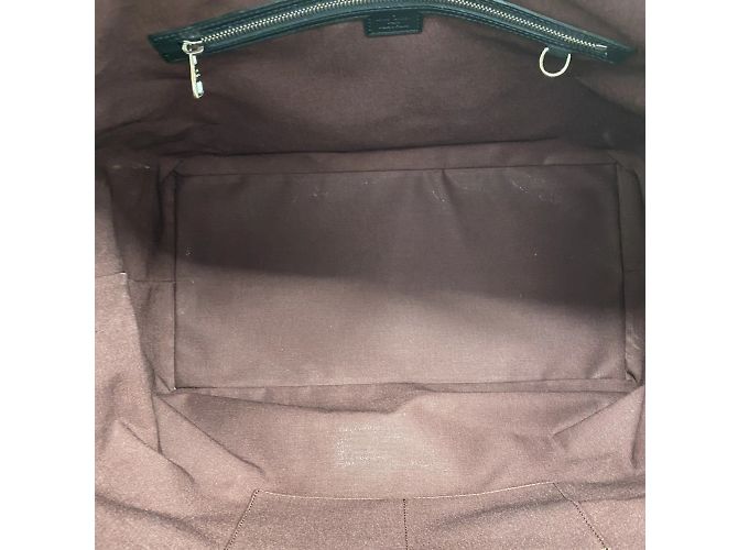 Borsa Boston Monogram Macassar Neo Greenwich di Louis Vuitton Marrone Nero - vista 4