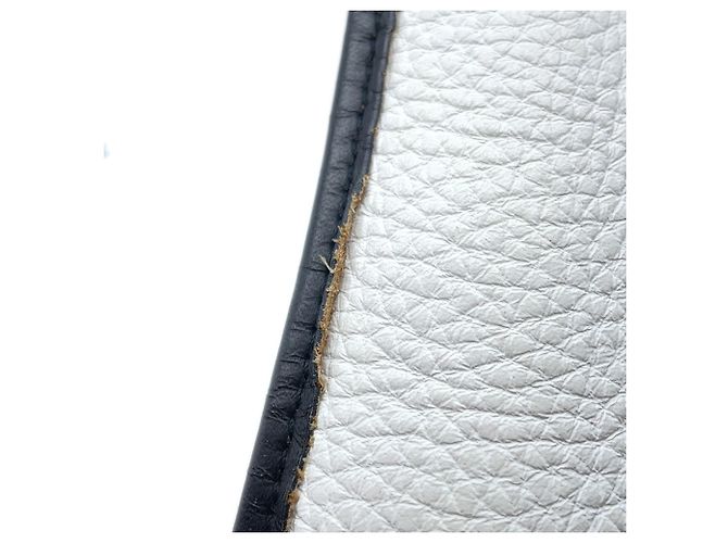 Hermès Borsa a Spalla Hermes Vespa PM Nero Bianco - vista 7