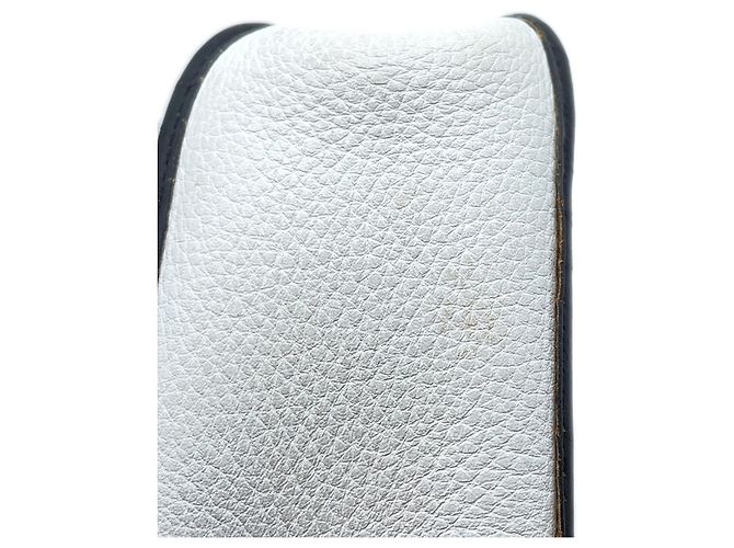 Hermès Borsa a Spalla Hermes Vespa PM Nero Bianco - vista 8