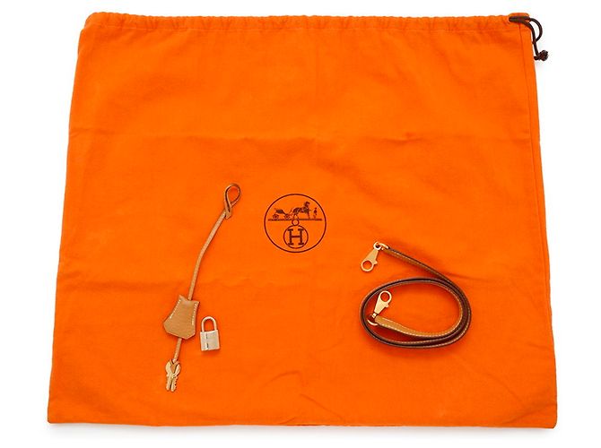 Hermès Borsa Hermes Bolide 35 in Sable Naturale - vista 17