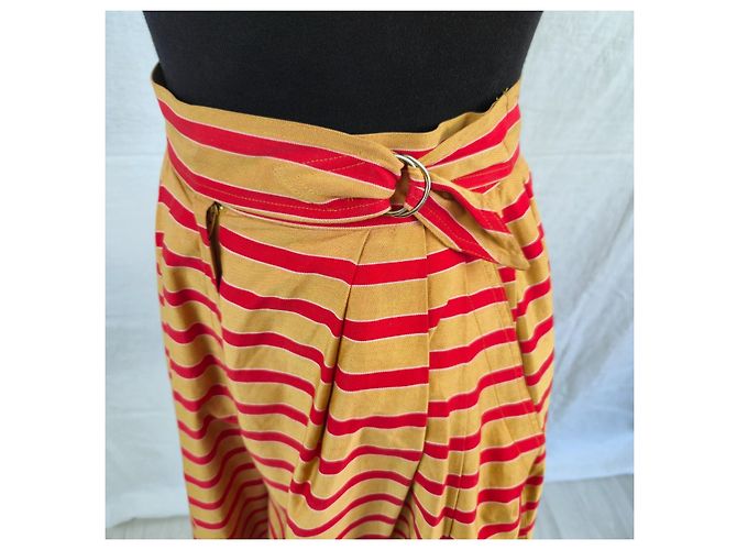 Vestido de verano a rayas Byblos Roja Multicolor - vista 5