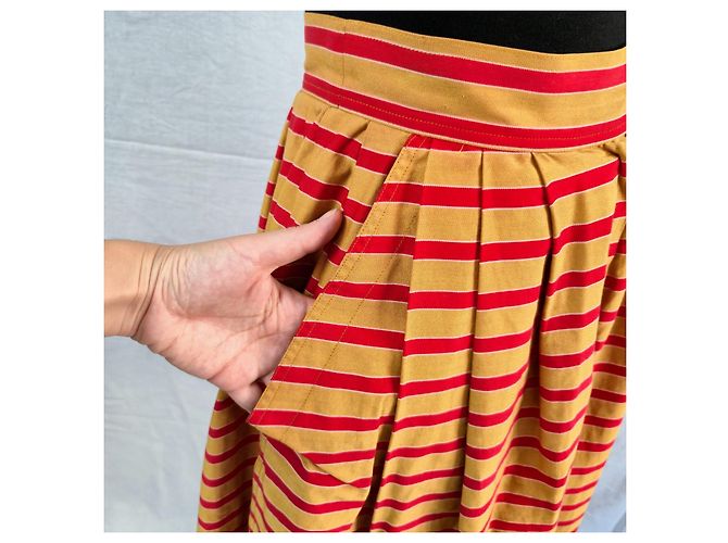 Vestido de verano a rayas Byblos Roja Multicolor - vista 6