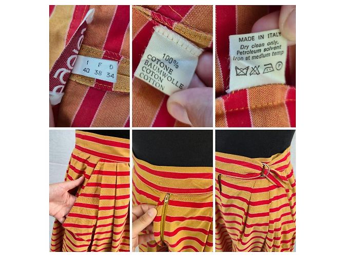 Vestido de verano a rayas Byblos Roja Multicolor - vista 8