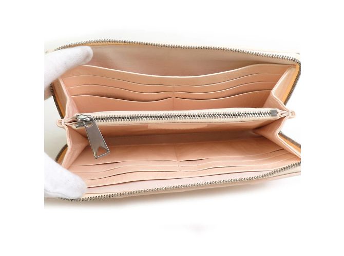 Beige Leder Langbörse Bottega Veneta - Ansicht 3