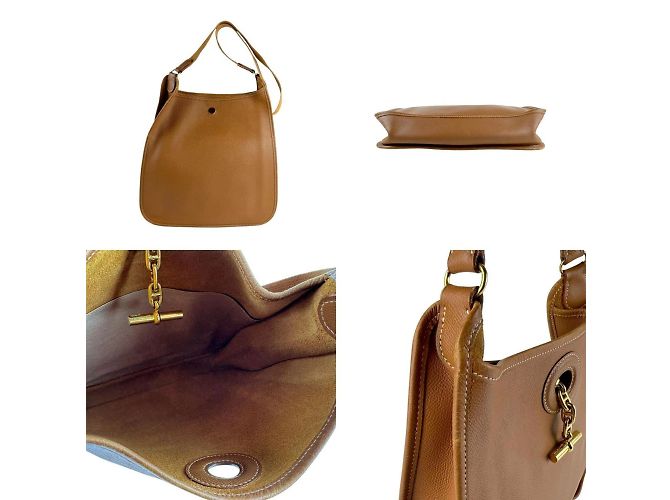 Hermès Borsa a spalla HERMES Vespa PM Cushvel Oro D'oro - vista 3