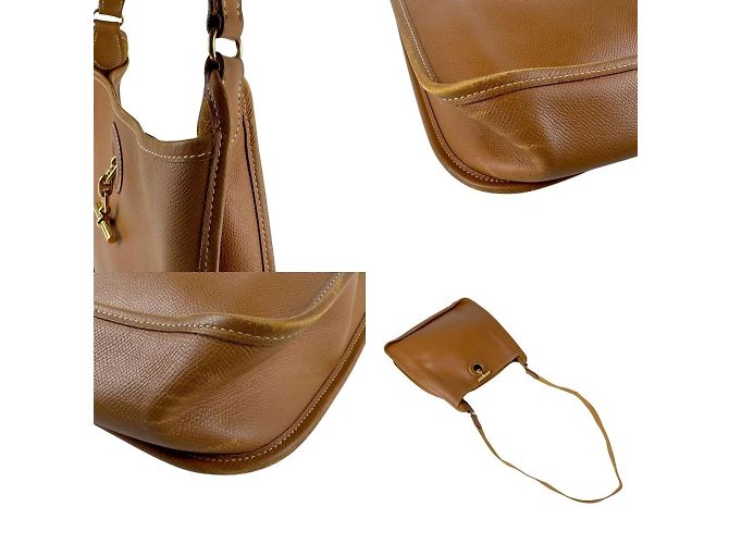 Hermès Borsa a spalla HERMES Vespa PM Cushvel Oro D'oro - vista 4
