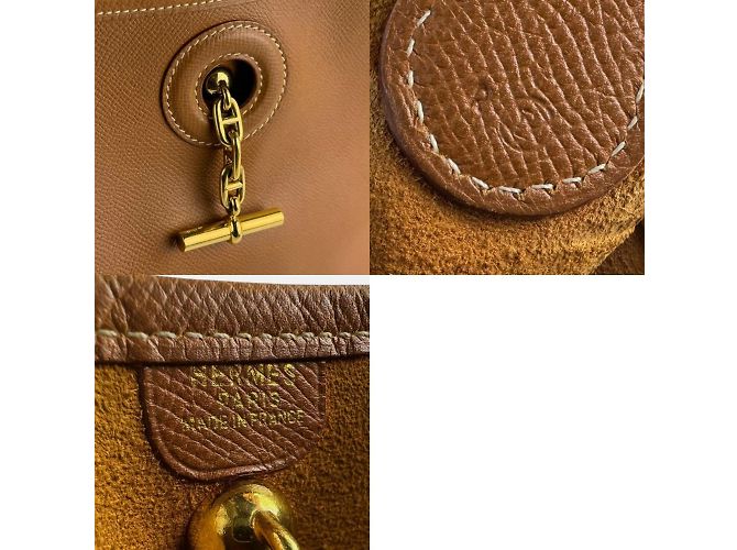 Hermès Borsa a spalla HERMES Vespa PM Cushvel Oro D'oro - vista 5