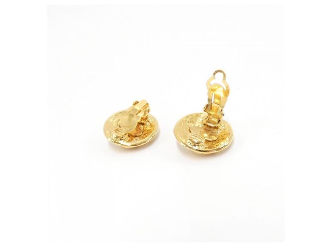 Orecchini a clip dorati Chanel 03179 D'oro - vista 3