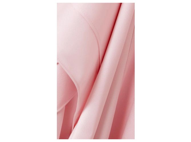 JW Anderson Duchess Satin Kleid Rosa Pink - Ansicht 4