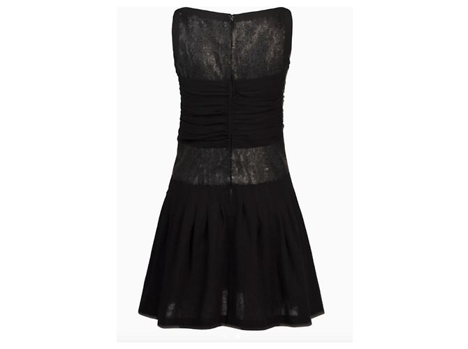 Chanel Schwarzes Mini Cocktailkleid - Ansicht 2