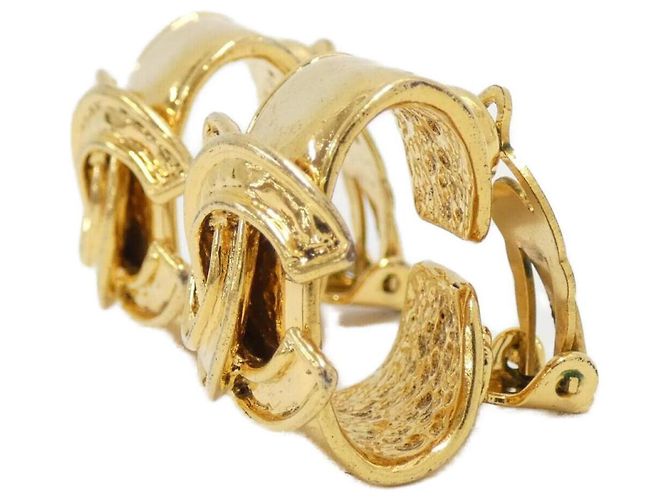 Orecchini a clip dorati Chanel D'oro - vista 2