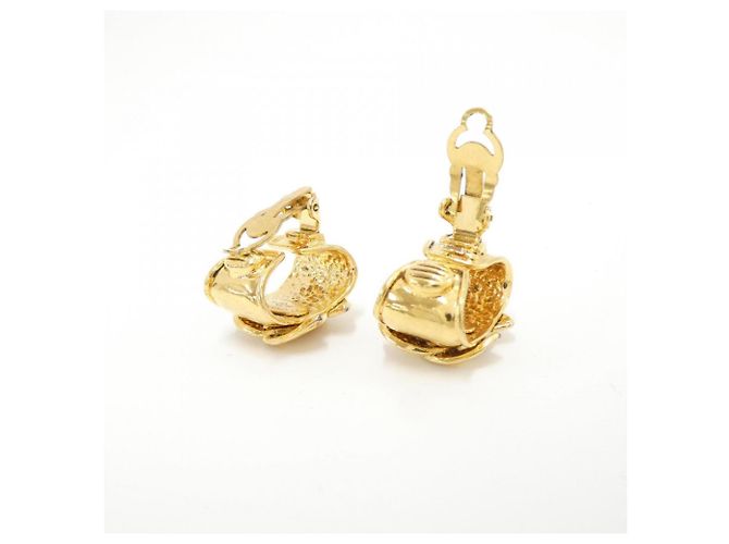 Orecchini a clip dorati Chanel D'oro - vista 3