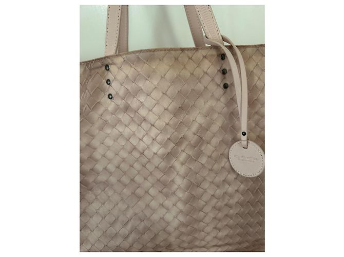 Borsa tote Intreccio Mirage di Bottega Veneta rosa - vista 4