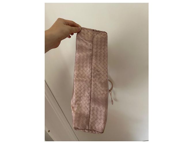 Borsa tote Intreccio Mirage di Bottega Veneta rosa - vista 8