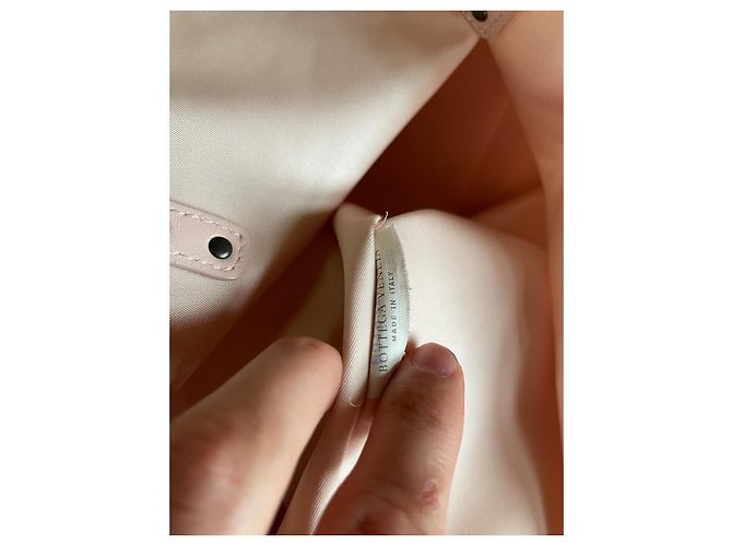 Borsa tote Intreccio Mirage di Bottega Veneta rosa - vista 9