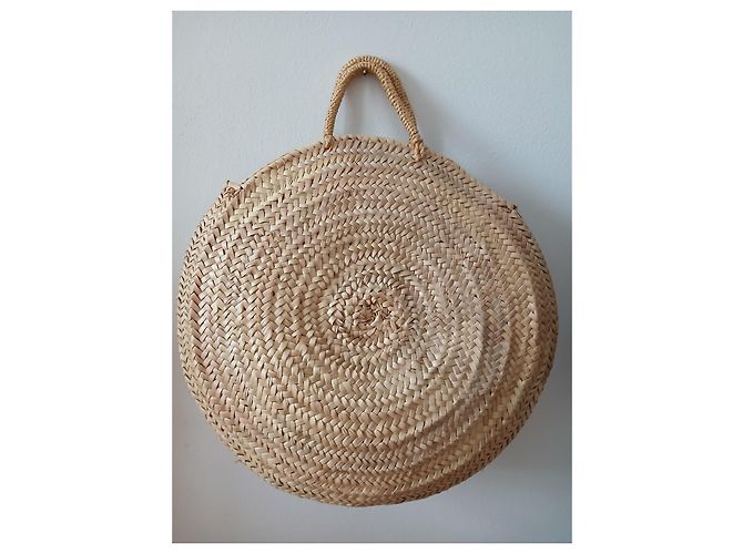 Autre Marque Rotondo Strohtasche Beige - Ansicht 4