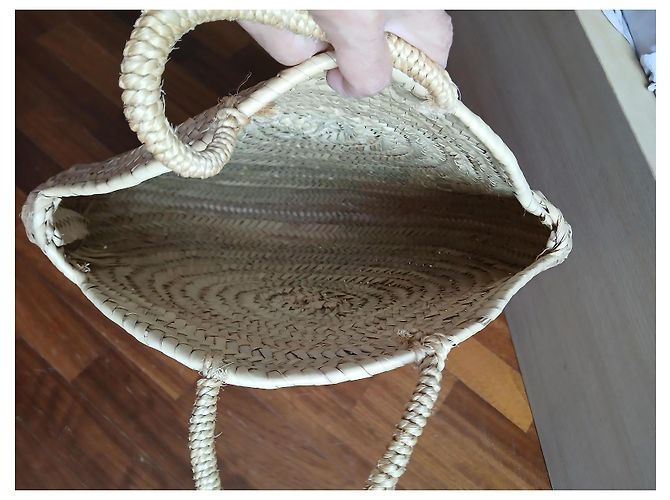 Autre Marque Rotondo Strohtasche Beige - Ansicht 5