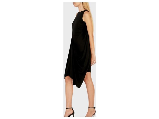 Abito Stéphane Rolland in seta nera couture Nero - vista 2
