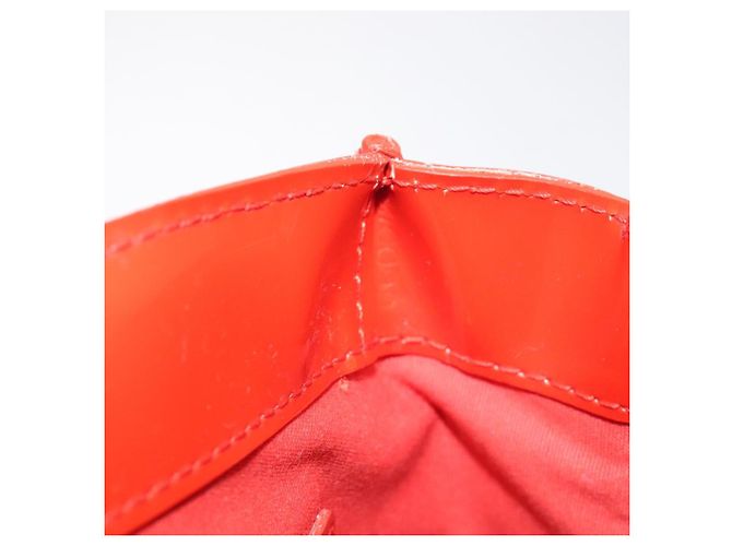 LOUIS VUITTON Borsa Wilshire PM Monogram Vernis Arancione Tramonto M93644 Auth 130399 - vista 12
