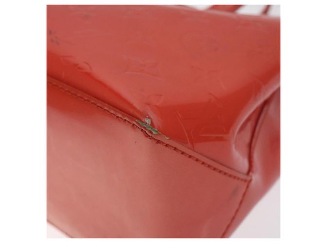 LOUIS VUITTON Borsa Wilshire PM Monogram Vernis Arancione Tramonto M93644 Auth 130399 - vista 14
