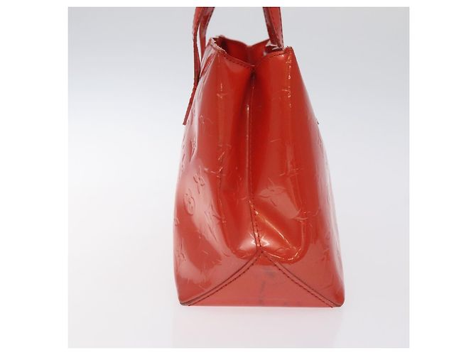 LOUIS VUITTON Borsa Wilshire PM Monogram Vernis Arancione Tramonto M93644 Auth 130399 - vista 4
