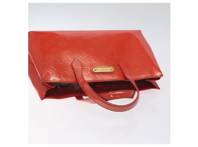 LOUIS VUITTON Borsa Wilshire PM Monogram Vernis Arancione Tramonto M93644 Auth 130399 - vista 6