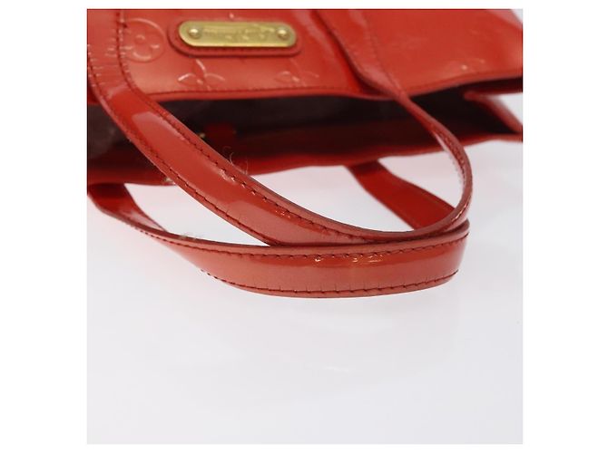 LOUIS VUITTON Borsa Wilshire PM Monogram Vernis Arancione Tramonto M93644 Auth 130399 - vista 7