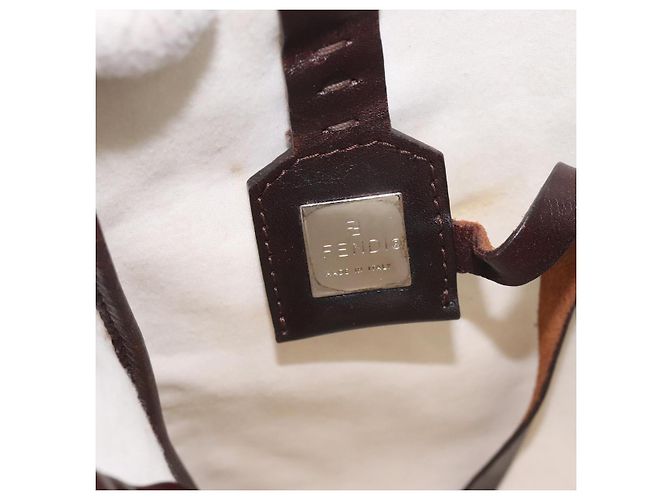 FENDI Zucca Canvas Handtasche Beige Braun Auth ti3258 - Ansicht 10