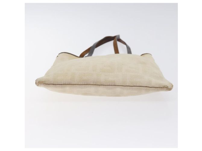 FENDI Zucca Canvas Handtasche Beige Braun Auth ti3258 - Ansicht 5