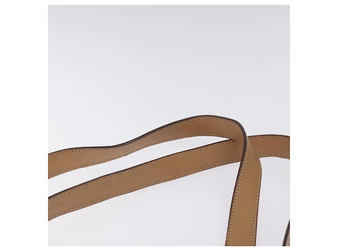 Céline Borsa a spalla in tela Macadam CELINE PVC marrone oro Auth 130361 D'oro - vista 14