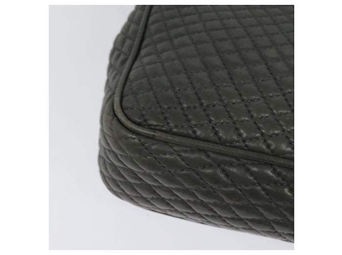 BALLY Borsa a Spalla in Pelle Grigia Dorata Auth bs27172 Marrone D'oro - vista 15