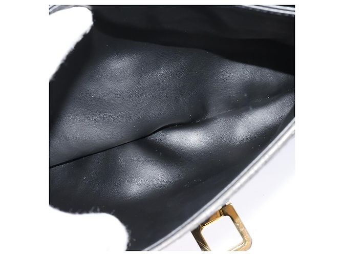 BALLY Borsa a Spalla in Pelle Grigia Dorata Auth bs27172 Marrone D'oro - vista 22