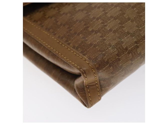 Céline Borsa a spalla in tela Macadam CELINE marrone oro Auth BA3592 D'oro - vista 14