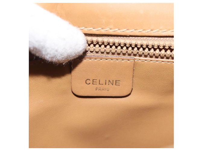 Céline Borsa a spalla in tela Macadam CELINE marrone oro Auth BA3592 D'oro - vista 18