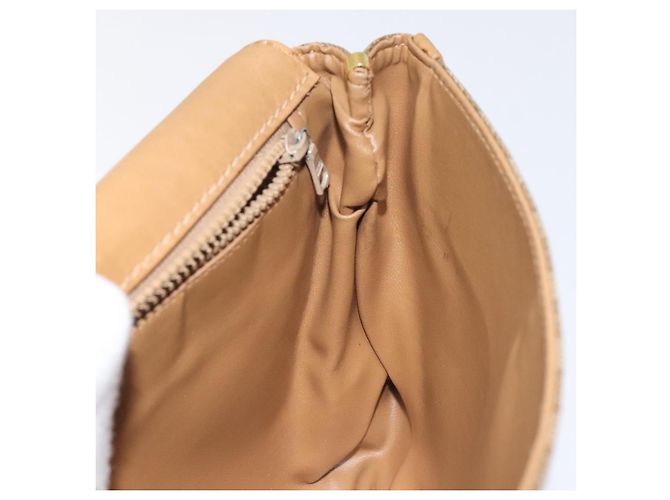 Céline Borsa a spalla in tela Macadam CELINE marrone oro Auth BA3592 D'oro - vista 19