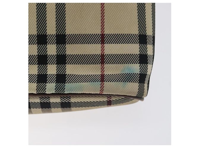 BURBERRY Nova Check Handtasche aus Canvas Beige Auth BA3554 - Ansicht 10